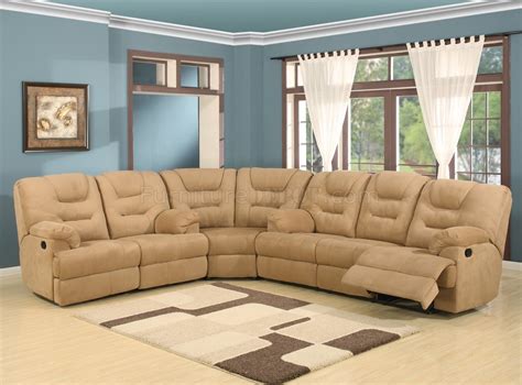 plush reclining sectional.